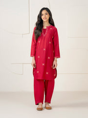 2 Piece Lawn Suit-Embroidered