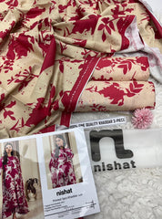 Nishat Printed 3pcs Khaddar Suit